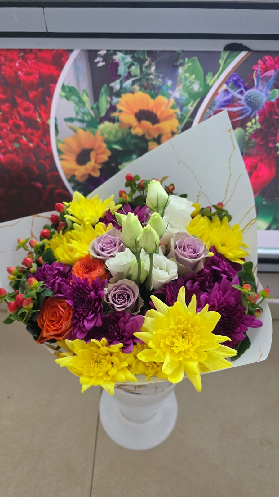 Corporate flower arrangement delivered to Nairobi law firm office — Nawiri